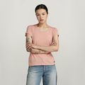 Eyben Slim V-Neck Top 2.0 - Pink - Women