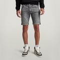 3301 Slim Denim Shorts - Grey - Men