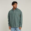 Boxy Fit Shirt - Green - Men