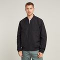 Unpadded Bomber Jacket - Black - Men