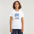 Kids T-Shirt Comic - White - boys