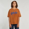 Kids T-Shirt Boxy - Brown - boys