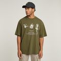 Archive Boxy T-Shirt - Green - Men