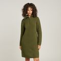 Chunky Skipper Dress - Green - Women