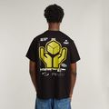 Back Graphic Loose T-Shirt - Black - Men