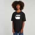 Kids T-Shirt Loose - Black - boys