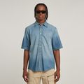 Regular Denim Shirt - Light blue - Men