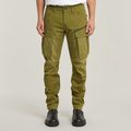 Rovic Zip 3D Regular Tapered Pants - Green - Men