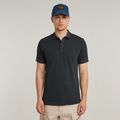 Dunda Overdyed Slim Polo - Dark blue - Men