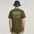 Lash Back Graphic T-Shirt - Green - Men