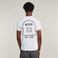 Back Graphic Arch T-Shirt - White - Men