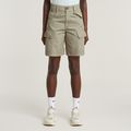 Skater Cargo Bermuda Shorts - Beige - Women