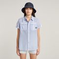 Button Through Shirt - Multi color - Women