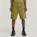 Rovic Zip Relaxed Shorts - Green - Men