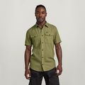 Marine Slim Shirt - Green - Men