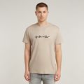 G-Script T-Shirt - Beige - Men