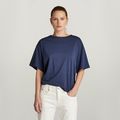 Loose Fit Top - Dark blue - Women