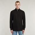 Half Zip Tweeter - Black - Men