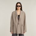 Boyfriend Blazer - Beige - Women