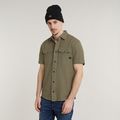 Marine Slim Shirt - Green - Men