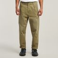 Pleated Chino Relaxed - Green - Men