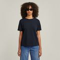 Heavy Weight Essential T-shirt - Dark blue - Women