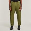Pleated Chino Relaxed Tapered - Green - Men