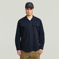 Cargo Pocket Regular Shirt - Dark blue - Men