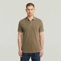 Dunda Overdyed Slim Polo Short Sleeve - Brown - Men