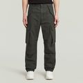 R-3N Regular Straight Cargo Pants - Grey - Men