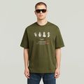 Artifacts Boxy T-Shirt - Green - Men