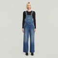 Straight Leg Dungaree - faded sakarya - Women