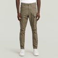 Zip Pocket 3D Skinny Cargo Pants 2.0 - Brown - Men
