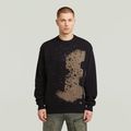 Sprayed 89 Relaxed Knit - Black - Men