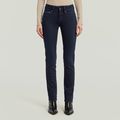 Midge Slim Straight Jeans - rinsed ink blue - Women