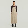 Dungaree Dress - Beige - Women