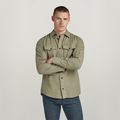 Marine Slim Shirt - Green - Men