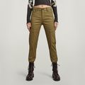 Slim Cargo Pants - Green - Women