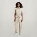 Army Jumpsuit - Beige - Women