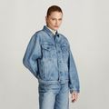 Oversized Jacket - Light blue - Women