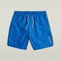 Long Swim Shorts - Medium blue - Men