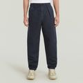 Pleated Chino Relaxed Tapered - Dark blue - Men