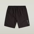 Long Swim Shorts - Black - Men