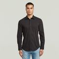 Uniform Slim Shirt - Black - Men
