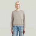 Logo Crew Sweater - Grey - Women