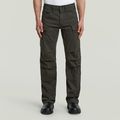 3D Regular Straight Cargo Pants - Grey - Men