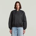 Bomber Padded Jacket - Black - Women
