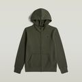 Boys Zipp Regular Cardigan - Grey - boys