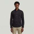 Clean Slim Shirt - worn in oyster shell - Men