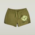 Carnic Graphic Swim Shorts - Green - Men